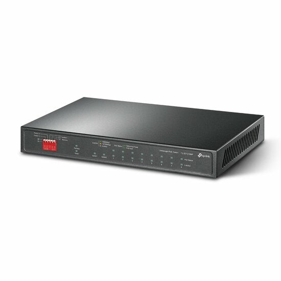 TP-Link TL-SG1210MP | Unmanaged Switch | 10 Ports | Gigabit Ethernet (10/100/1000 Mbps) | 8x PoE+ | Desktop