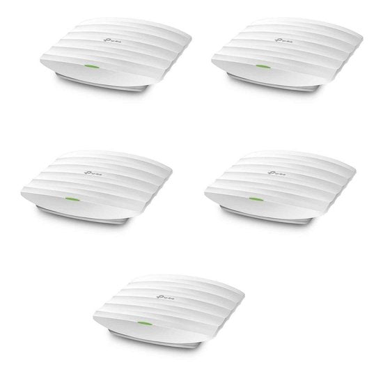 TP-Link EAP245 (5-pack) | WiFi 5 Access Point | 1750 Mbit/s | PoE (met Injector) | Inclusief Montagebeugels