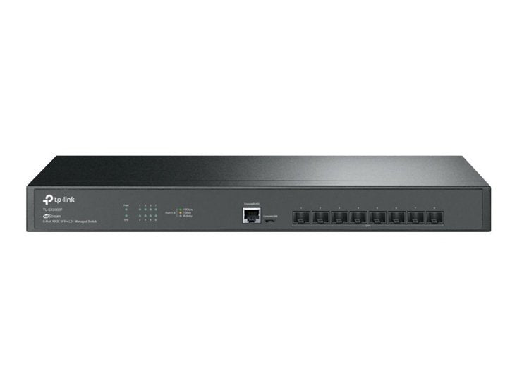 TP-Link TL-SX3008F | Managed L2+ Switch | 8 Ports | 10G SFP+ | Rackmount