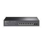 TP-Link TL-SG2210MP | Managed Smart Switch | 10 Ports | Gigabit Ethernet (10/100/1000 Mbps) | 8x PoE+