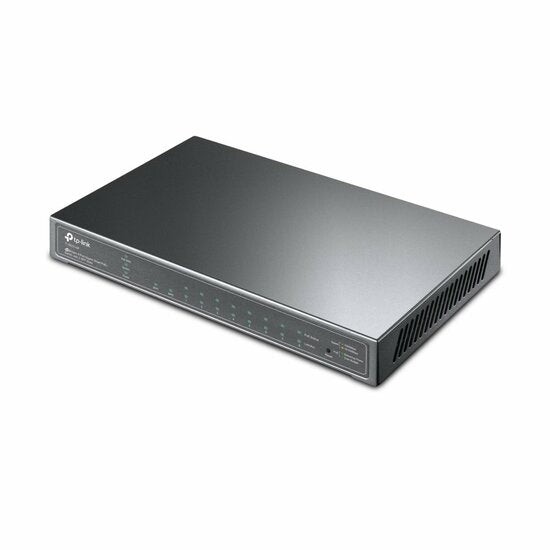 TP-Link TL-SG2210P | Managed Smart Switch | 10 Ports | Gigabit Ethernet (10/100/1000 Mbps) | 8x PoE+