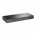 TP-Link TL-SG3428X | JetStream Managed L2+ Switch | 24 Ports | Gigabit Ethernet (10/100/1000 Mbps) | 4x 10G SFP+ | Omada SDN | Rackmount | Schwarz