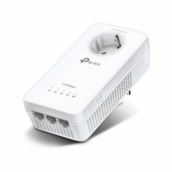 TP-Link TL-WPA8631P | Powerline Adapter | 1300 Mbps | Gigabit Ethernet | Wi-Fi AC1200 | With Socket | White