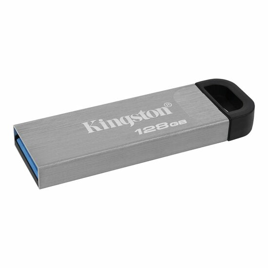 Kingston DataTraveler Kyson | 128GB USB-A 3.2 Flash Drive | Silver