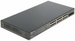 TP-Link TL-SG2428P | Managed Smart Switch | 28 Ports | Gigabit Ethernet (10/100/1000 Mbps) | 24x RJ45 + 4x SFP | PoE+ (250W) | VLAN/QoS