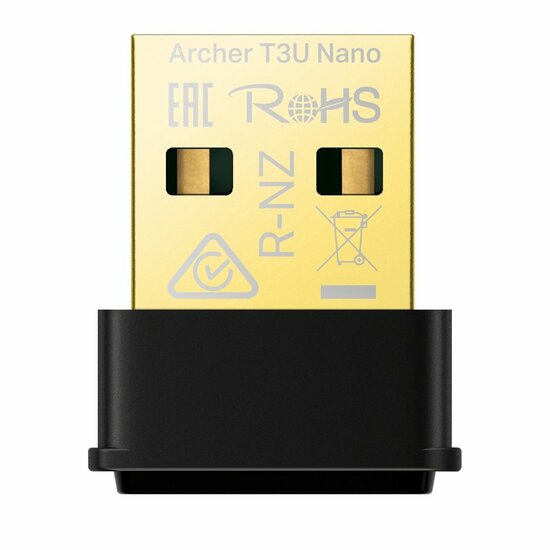TP-Link Archer T3U Nano | Wi-Fi 5 USB Adapter | Dual-band (2,4 GHz / 5 GHz) | 1300 Mbps | USB 2.0 | Schwarz