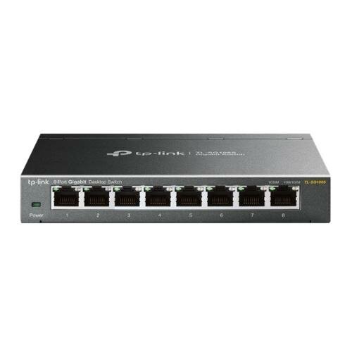 TP-Link TL-SG108S | Unmanaged Switch | 8 Ports | Gigabit Ethernet (10/100/1000 Mbps) | Desktop