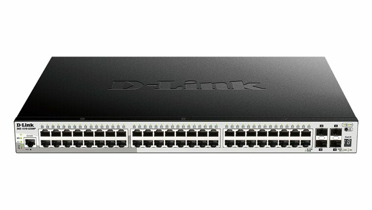 D-Link DGS-1510-20/E | 16-Port Gigabit L2/L3 Smart Managed Switch | 2x SFP | 2x 10G SFP+ | 76 Gbps Switching-Kapazität | Rackmount 1U | Grau