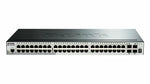 D-Link DGS-1510-20/E | 16-Port Gigabit L2/L3 Smart Managed Switch | 2x SFP | 2x 10G SFP+ | 76 Gbps Switching-Kapazität | Rackmount 1U | Grau
