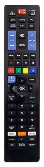 Universele afstandsbediening voor TV LG Samsung Sony Panasonic en Philips