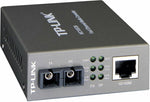 TP-Link MC100CM | Fast Ethernet Media Converter | 100 Mbit/s | Multimode | 1310 nm | Schwarz