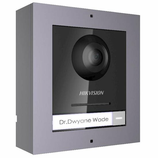 Hikvision DS-KIS602 IP Video intercom kit, 1 drukknop, 2 MP HD video, 7" touch screen binnenstation