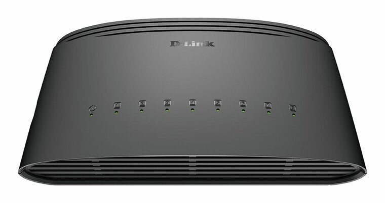 D-Link DGS-1008D/E | Unmanaged L2 Switch | 8 Ports | Gigabit Ethernet (10/100/1000 Mbps) | Black