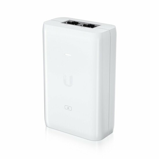 Ubiquiti U-POE-AT | PoE+ Injector (802.3at) | 30W | Gigabit Ethernet | PoE (mit Adapter)