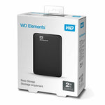WD Elements Portable External Hard drive | 2TB | USB 3.2 | Black