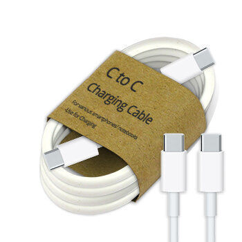 GrabNGo Laadkabel USB-C ->USB-C - 2mtr - wit