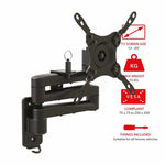 OMP M7441 - 13 tot 40" Universele Tv steun - 3, 2 of 1 Arm Design met Dubbele slot
