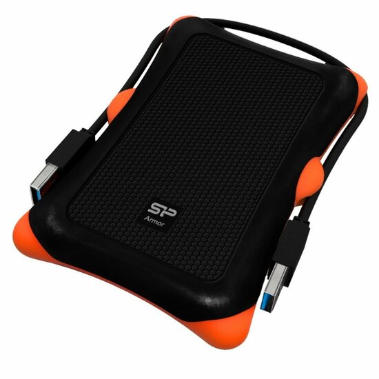Silicon Power Rugged Armor External Hard drive | 1TB | USB 3.2 | Black
