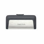 SanDisk Ganda UltraType | 256GB USB-C 3.2 & USB-A 3.2 Flash Drive | Silver