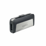 SanDisk Ganda UltraType | 256GB USB-C 3.2 & USB-A 3.2 Flash Drive | Silver