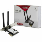 Inter-Tech DMG-31 | Interne WLAN-adapter | PCIe x1 | Wi-Fi 4 (802.11n) | 300 Mbps | 2x 3dBi Antennen