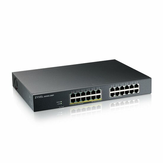 Zyxel GS1915-24EP | Managed L2 Switch | 24 Ports | Gigabit Ethernet (10/100/1000 Mbps) | PoE | 1U Rackmount