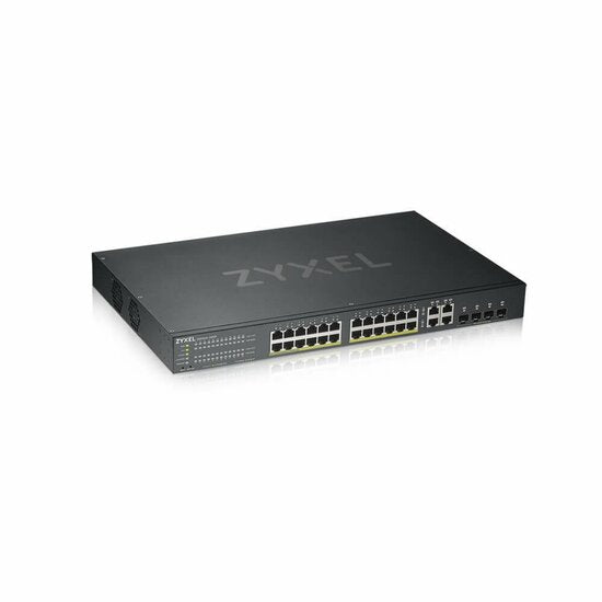 Zyxel GS1920-24HPV2 | Managed Switch | 24x Gigabit Ethernet | PoE | Schwarz