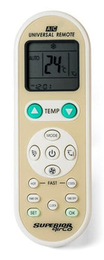 Universele afstandsbediening voor Airco systeem