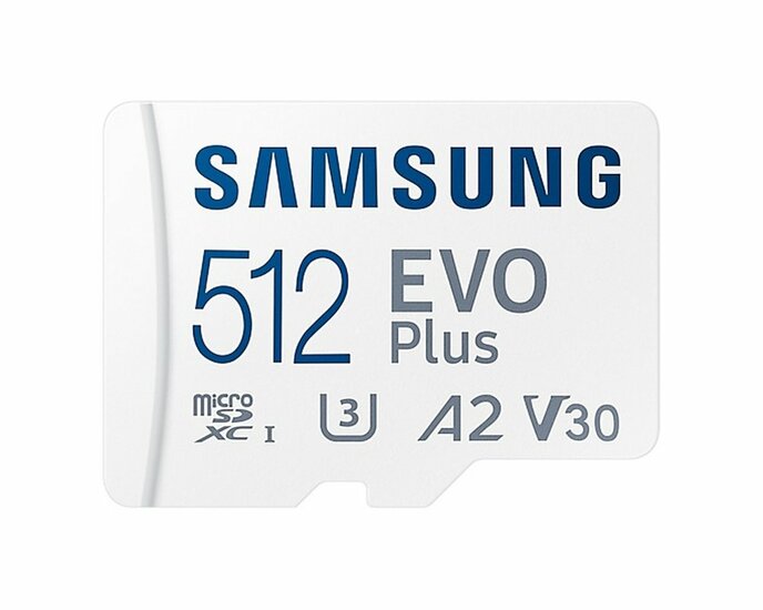 Samsung EVO Plus | MicroSDXC | 512 GB | Class 10 | UHS-I U3