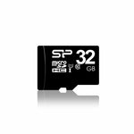Silicon Power Elite | MicroSDHC | 32GB | Class 10 | UHS-I U1 | Inklusive SD-adapter | Schwarz