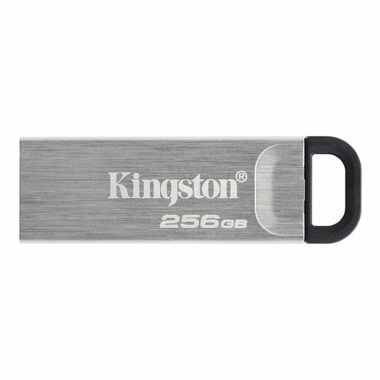Kingston Kyson | 256GB USB-A 3.2 Flash Drive | Silber