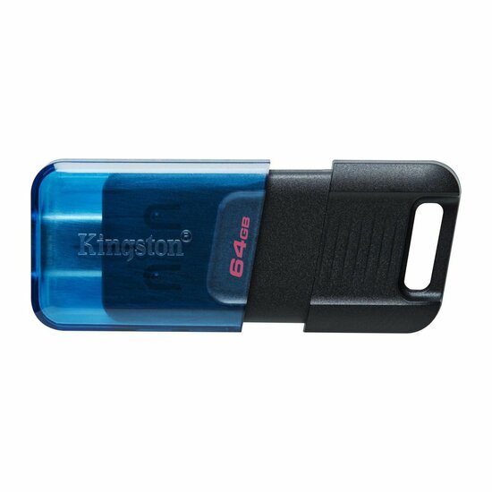 Kingston DataTraveler 80 | 64GB USB-C 3.2 Flash Drive | Black