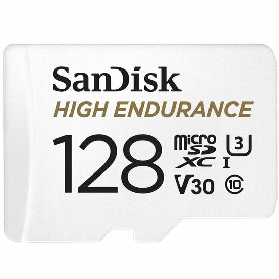 SanDisk High Endurance | MicroSDXC | 128GB | Class 10 | UHS-I U3