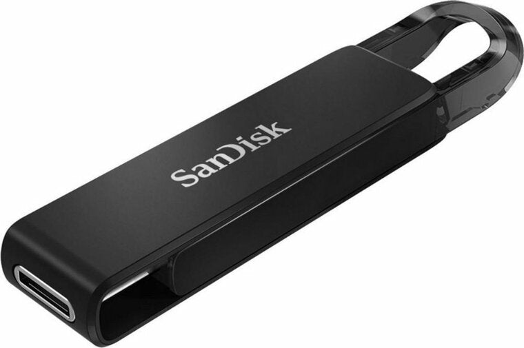 SanDisk Ultra | 128GB USB-C 3.2 Flash Drive | Schwarz