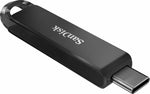 SanDisk Ultra | 128GB USB-C 3.2 Flash Drive | Schwarz