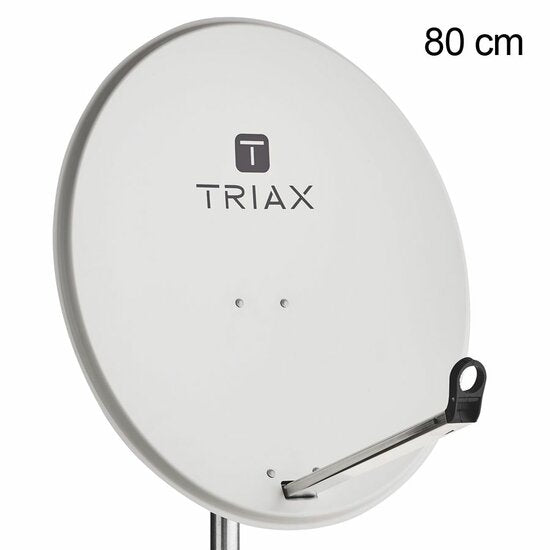 Triax TDS 80LG Satellite dish 80 cm Light grey Singlepack