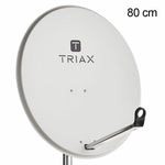 Triax TDS 80LG Satellitenantenne 80 cm Hellgrau Singlepack