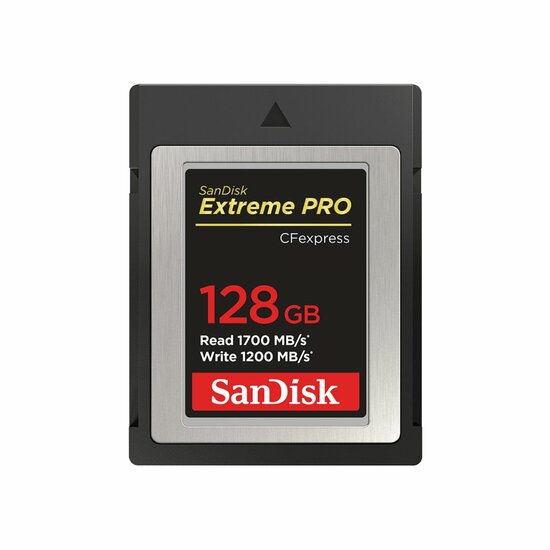 SanDisk Extreme PRO | CFexpress Type B | 128GB | Up to 1700MB/s read | Up to 1200MB/s write | Reliable Storage