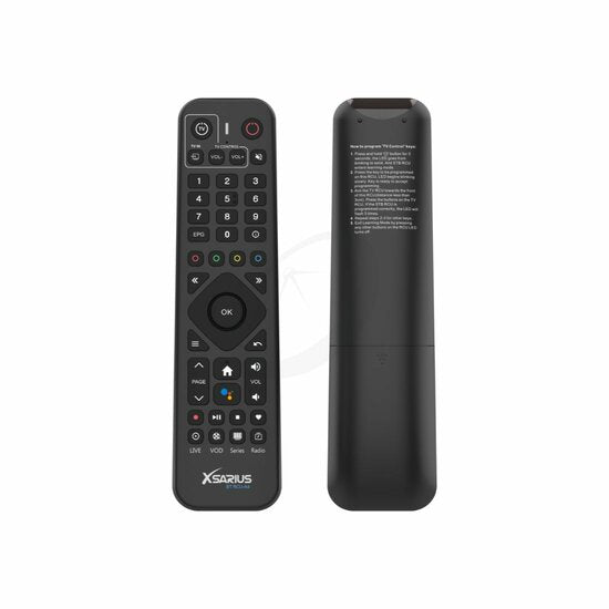 Xsarius BT RCU-A4 Advanced IR & Bluetooth Afstandsbediening with backlight Black