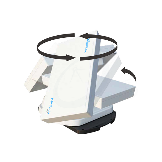 Xsarius Apollo Flat - vol automatische vlakke satelliet schotelantenne - Autoskew