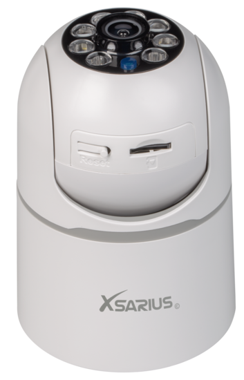Xsarius Smart IPC I4M WiFi – Draadloze PTZ Beveiligingscamera met Full HD, Nachtzicht en Geluidsdetectie