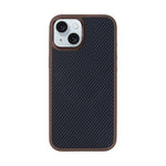 Rixus Mag Carbon With MagSafe For iPhone 15 Brown