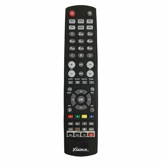 Xsarius Fusion/Pure en Galaxy Afstandsbediening (Alternatief)