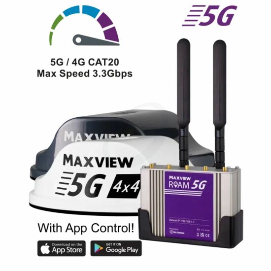 Maxview Roam 5G 4x4 MU-MiMo WiFi-systeem- 5G Antenne - Wit