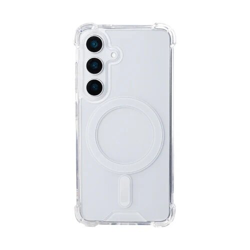 Samsung Galaxy S25 Plus S936B Rixus Anti-Burst Case With MagSafe Transparent