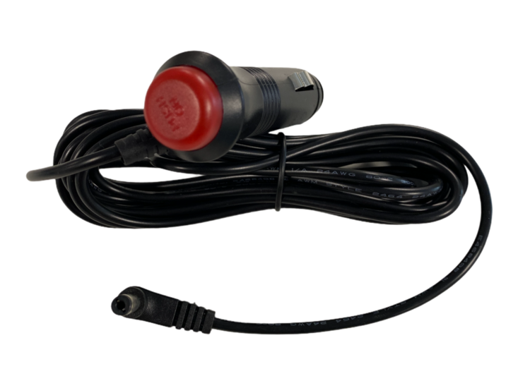 12 volt kabel met schakelaar