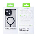 Rixus Metal Lens Protection Case Iphone 15 black/smoked