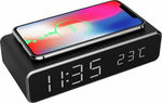 Gembird Digital Alarm Clock  with wireless charging