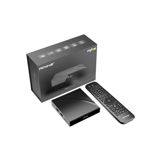 Amiko A14 Gold 4K Android OTT Media Streamer