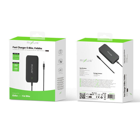 Rixus Fast Charger E-Bike, Fatbike (ouxi V8, H9 )